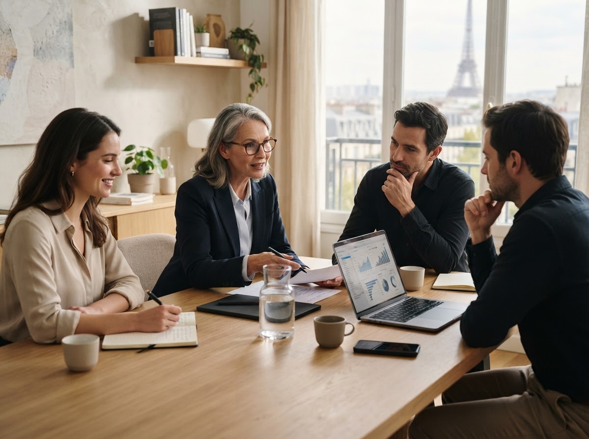 Riche Rendplace — équipe et environnement de travail dédiés à l'analyse financière assistée par intelligence artificielle